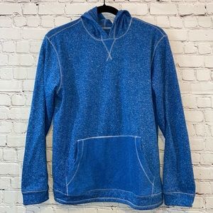 BKE Fleece Blue Kangaroo Pouch Hooded Top